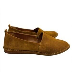 Frye Women's Suede Loafers, Cognac Brown, Women’s Size 6.5, Good Condition